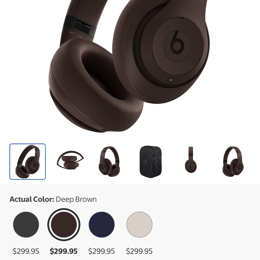 Beats by Dre Brown Over-Ear Headphones - Picture 4 of 4